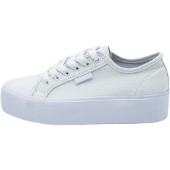 Trampki DC Shoes cu platforma Manual Platform, Kobiety. Białe trampki i tenisówki damskie DC Shoes, bez wzorów. Za 290.00 zł.