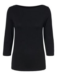 Vero Moda Koszulka "Panda" w kolorze czarnym rozmiar: L. Czarne bluzki damskie Vero Moda, l, bez wzorów, z bawełny, bez kołnierzyka, bez ramiączek. Za 79.21 zł.