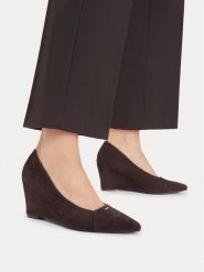 MEXX Czółenka EO-WS1098-02 Brązowy ciemny. Brązowe czółenka damskie Mexx, bez wzorów, bez obcasa. Za 329.99 zł.