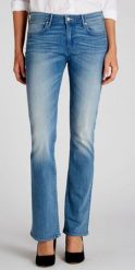 WRANGLER AVERY DAMSKIE SPODNIE JEANSOWE MOONFLOWER W26P8972N. Spodnie materiałowe damskie Wrangler, bez wzorów, z jeansu. Za 209.99 zł.