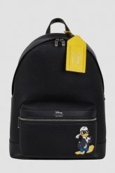 KARL LAGERFELD Czarny damski plecak skórzany KLxDisney. Czarne plecaki damskie Karl Lagerfeld, bez wzorów, ze skóry ekologicznej. W wyprzedaży za 1,219.99 zł.