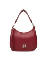 Nine West Torebka CEO-NANCY-H241690 Bordowy. Czerwone torebki klasyczne damskie Nine West, bez wzorów, z materiału, bez dodatków. Za 229.99 zł.