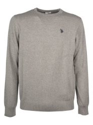 U.S. Polo Assn. Sweter w kolorze szarym rozmiar: 3XL. Szare swetry męskie U.S. Polo Assn., s, bez wzorów, z bawełny, bez kołnierzyka. Za 134.53 zł.