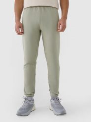 4F Spodnie dresowe w kolorze zielonym rozmiar: L. Zielone spodnie dresowe męskie 4f, bez wzorów, z dresówki. Za 99.80 zł.