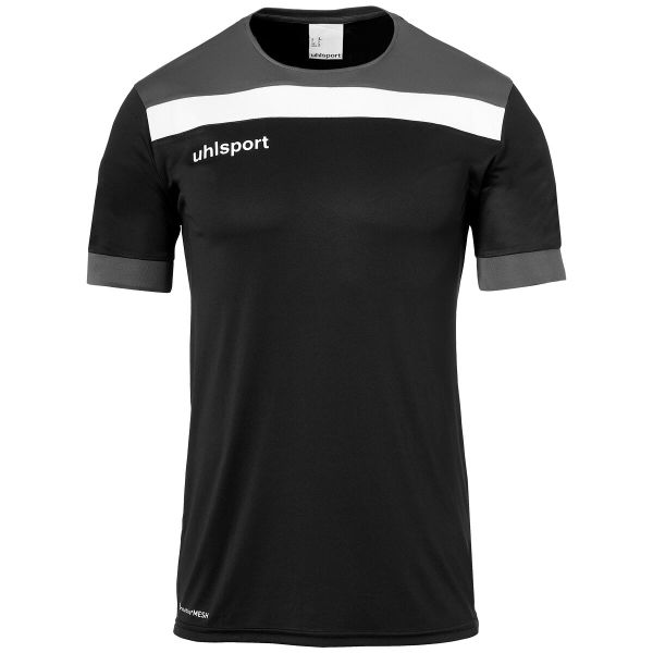 Koszulka sportowa męska Uhlsport Offense 23. Białe t-shirty sportowe męskie UHLSPORT, m, z poliesteru, bez ramiączek, do piłki nożnej. Za 141.00 zł.