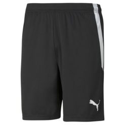 Spodenki męskie Puma teamLIGA. Białe szorty męskie Puma, bez kołnierzyka. Za 78.00 zł.