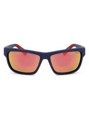 Polaroid Męskie okulary przeciwsłoneczne w kolorze granatowo-pomarańczowym rozmiar: 59. Niebieskie okulary przeciwsłoneczne męskie Polaroid, z tworzywa sztucznego. Za 202.03 zł.