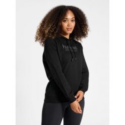 Sweat bluza z kapturem dla kobiet Hummel Booster. Czarne bluzy sportowe damskie HUMMEL, xs, z bawełny. Za 219.60 zł.