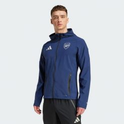 Bluza Arsenal Tiro 25 Competition Vis Tech Travel. Niebieskie bluzy bez kaptura męskie Adidas, xl, z dresówki. Za 399.00 zł.