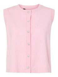Pieces Kamizelka w kolorze jasnoróżowym rozmiar: XS. Różowe kamizelki damskie Pieces, xs. Za 69.95 zł.