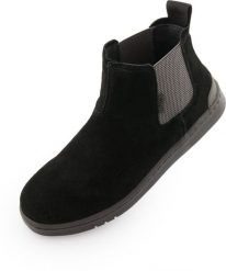 Eleganckie czarne skórzane buty męskie Woz David 1 rozmiar 45. Czarne buty wizytowe męskie Wow, z gumy, bez zapięcia. Za 101.96 zł.