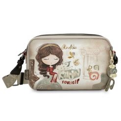 Szara Damska Listonoszka Anekke Edycja Limitowana. Szare listonoszki damskie Anekke, z aplikacjami, zdobione, bez dodatków. Za 339.00 zł.