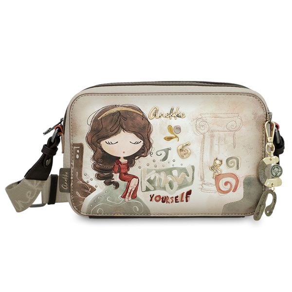 Szara Damska Listonoszka Anekke Edycja Limitowana. Szare listonoszki damskie Anekke, z aplikacjami, zdobione, bez dodatków. Za 339.00 zł.