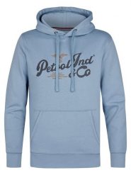 Petrol Bluza "Kennewick" w kolorze błękitnym rozmiar: XL. Niebieskie bluzy z kapturem męskie Petrol, xl, z bawełny. Za 158.47 zł.