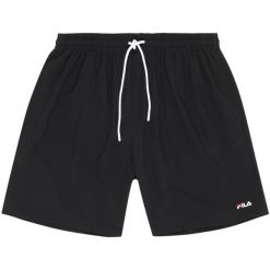 Spodenki kąpielowe męskie Fila Tinelli. Czarne kąpielówki męskie Fila, m, bez wzorów, z materiału, do pływania. Za 115.99 zł.