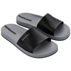 Klapki Ipanema Slide M 82832BC572 czarne. Czarne klapki i japonki męskie z materiału. Za 218.61 zł.