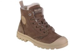 Buty sportowe Sneakersy damskie, Palladium Pampa Hi Zip WL. Brązowe buty sportowe na co dzień damskie Palladium, bez wzorów, z materiału, trekkingowe. Za 634.00 zł.