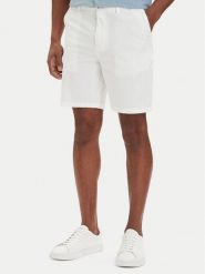 BOSS Szorty materiałowe H-Kane1 50555235 Biały Modern Fit. Białe szorty męskie Boss, z bawełny, bez kołnierzyka. Za 449.99 zł.