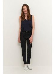 CULTURE Dżinsy - Slim fit - w kolorze czarnym rozmiar: 38. Czarne jeansy damskie Culture, z podwyższonym stanem. Za 184.95 zł.