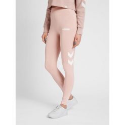 Damskie wysokie legginsy Hummel Legacy. Białe legginsy sportowe damskie HUMMEL, bez wzorów, na fitness i siłownię. Za 117.00 zł.