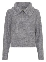 MOSS COPENHAGEN Sweter w kolorze szarym rozmiar: XS/S. Szare golfy damskie MOSS COPENHAGEN, s, bez wzorów, bez ramiączek. Za 180.49 zł.