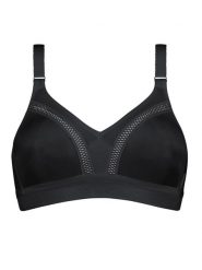 Biustonosz dla kobiet Triumph Triaction Workout N. Białe biustonosze sportowe damskie Triumph, bez wzorów, z materiału. Za 248.00 zł.