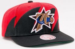 Czerwona czapka Mitchell & Ness Nba Hwc Philadelphia. Czarne czapki męskie Mitchell & Ness, bez wzorów, z bawełny, street. Za 178.99 zł.