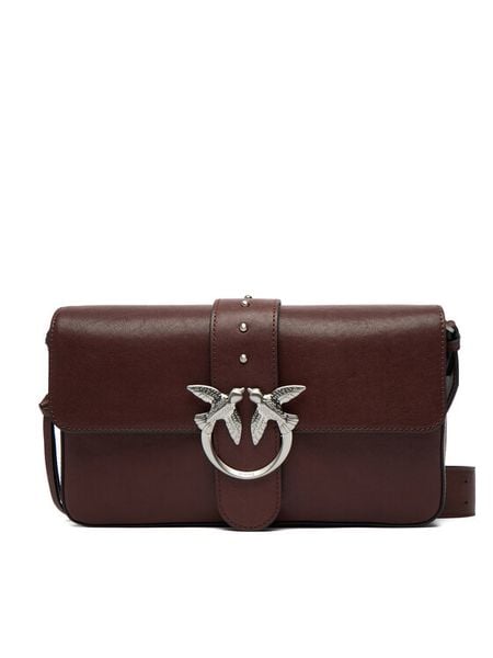 PINKO Torba Love One Slouchy Zip Classic AI 25-26 PLTT 105081 A2JG Brązowy. Brązowe torebki klasyczne damskie Pinko, bez wzorów, ze skóry, bez dodatków. Za 2,189.00 zł.