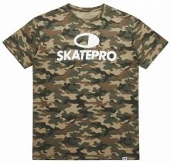 Odzież T-shirts unisex SkatePro Koszulka - M - Camo/White. Biała t-shirty damskie SKATEPRO, m, bez wzorów, z bawełny, bez kołnierzyka. Za 119.99 zł.