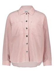 ONLY Koszula sztruksowa w kolorze jasnoróżowym rozmiar: S. Różowe koszule damskie Only, s, bez wzorów, z bawełny, bez kołnierzyka, bez ramiączek. Za 127.05 zł.