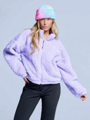 Kurtka Fluffy - Damska - Cztery pory roku - Miś - Liliowa. Fioletowe kurtki narciarskie i snowboardowe damskie POEDERBAAS, l, bez wzorów, z materiału, bez kaptura, narciarskie. Za 199.42 zł.