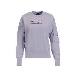 Damska bluza Champion Crewneck Sweatshirt 113314-VS059. Fioletowe bluzy bez kaptura damskie CHAMPION, xs, bez wzorów, z bawełny, bez ramiączek, długie, bez kaptura. Za 169.00 zł.