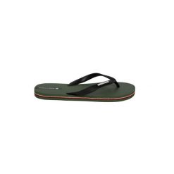 Japonki plażowe Gorilla Wear Kokomo Flip-Flops. Zielone klapki damskie GORILLA WEAR, bez wzorów, prążkowane, bez obcasa. Za 99.40 zł.