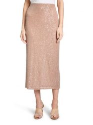 Vera Mont Spódnica w kolorze beżowym rozmiar: 40. Brązowe spódniczki damskie Vera Mont, bez wzorów, midi, proste. Za 195.99 zł.