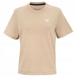 Damska koszulka tenisowa Tecnifibre Graphic Tee. Brązowe t-shirty damskie TECNIFIBRE, bez wzorów, bez kołnierzyka. Za 149.99 zł.