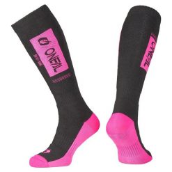 Skarpety narciarskie snowboardowe unisex O'neal Pro Sock. Czarne skarpetki damskie O'NEAL, bez wzorów, z elastanu. Za 69.00 zł.