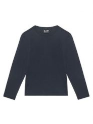 EA7 Emporio Armani Bluzka 7B000021 AF10378 UB102 Granatowy Regular Fit. Niebieskie t-shirty chłopięce EA7 Emporio Armani, bez wzorów, z bawełny, bez ramiączek. Za 204.99 zł.