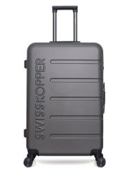 SWISS KOPPER Walizka "Aigle" w kolorze szarym - 47 x 75 x 29 cm rozmiar: onesize. Szare walizki SWISS KOPPER, bez wzorów, z materiału. Za 260.99 zł.
