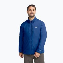 Kurtka ocieplana męska Jack Wolfskin Trail Light Ins 2IN1. Niebieskie kurtki męskie Jack Wolfskin, l, bez wzorów, bez kaptura. Za 629.99 zł.