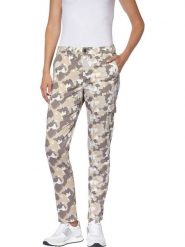 Heine Spodnie w kolorze szarobrązowo-beżowym rozmiar: 38. Brązowe spodnie materiałowe damskie Heine, bez wzorów, z materiału. Za 113.90 zł.