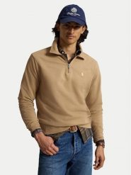 Polo Ralph Lauren Bluza 710B18911003 Beżowy Regular Fit. Brązowe bluzy bez kaptura męskie Polo Ralph Lauren, l, z bawełny. Za 730.99 zł.