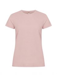 Clique Basic-T Women T-shirt dopasowany krój z bawełny – Candy Pink. Czerwone t-shirty damskie CLIQUE, s, bez wzorów, z bawełny, bez kołnierzyka. Za 99.77 zł.