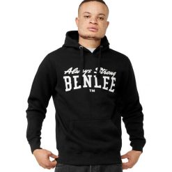 Bluza z kapturem Benlee Strong. Czarne bluzy z kapturem męskie Benlee, m, z bawełny. Za 247.50 zł.