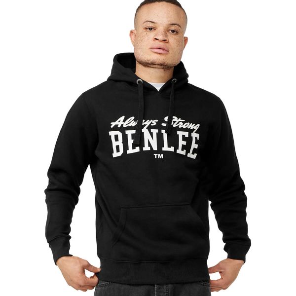 Bluza z kapturem Benlee Strong. Czarne bluzy z kapturem męskie Benlee, m, z bawełny. Za 247.50 zł.