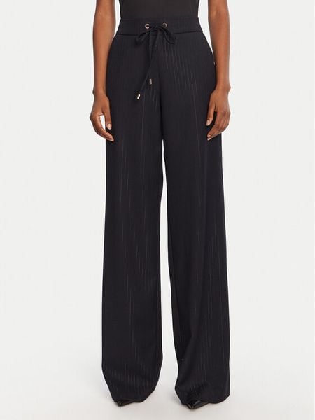 Lola Casademunt by Maite Spodnie materiałowe MF2514001 Granatowy Wide Leg. Niebieskie spodnie materiałowe damskie Lola Casademunt by Maite, bez wzorów, z materiału. Za 479.99 zł.