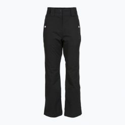 Spodnie narciarskie damskie EA7 Emporio Armani Ski Kitzbuhel Protectum7. Czarne spodnie materiałowe damskie EA7 Emporio Armani, bez wzorów, z elastanu, z podwyższonym stanem. Za 1,159.00 zł.