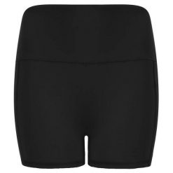 Spodenki Z Kieszenią Dla Pań I Panów. Czarne szorty damskie TOMBO, bez wzorów, sportowe. Za 108.99 zł.