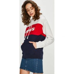 Levi's - Bluza. Brązowe bluzy z kapturem damskie Levi's, m, z bawełny. W wyprzedaży za 139.90 zł.