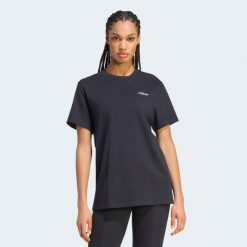 Koszulka damska ADIDAS. T-shirty damskie Adidas, m, bez wzorów, z bawełny, bez kołnierzyka. Za 129.99 zł.