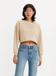 Levi´s Bluza w kolorze beżowym rozmiar: XS. Brązowe bluzy bez kaptura damskie s. Za 92.21 zł.